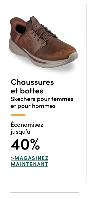 Chaussures et bottes Skechers pour femmes et pour hommes économisez jusqu'à 40%